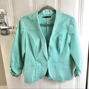 Maurices aqua women’s summer blazer. Size large.